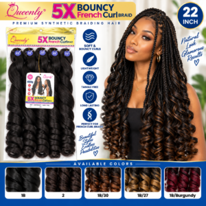 Queenky 5x Bouncy French Curl Braid