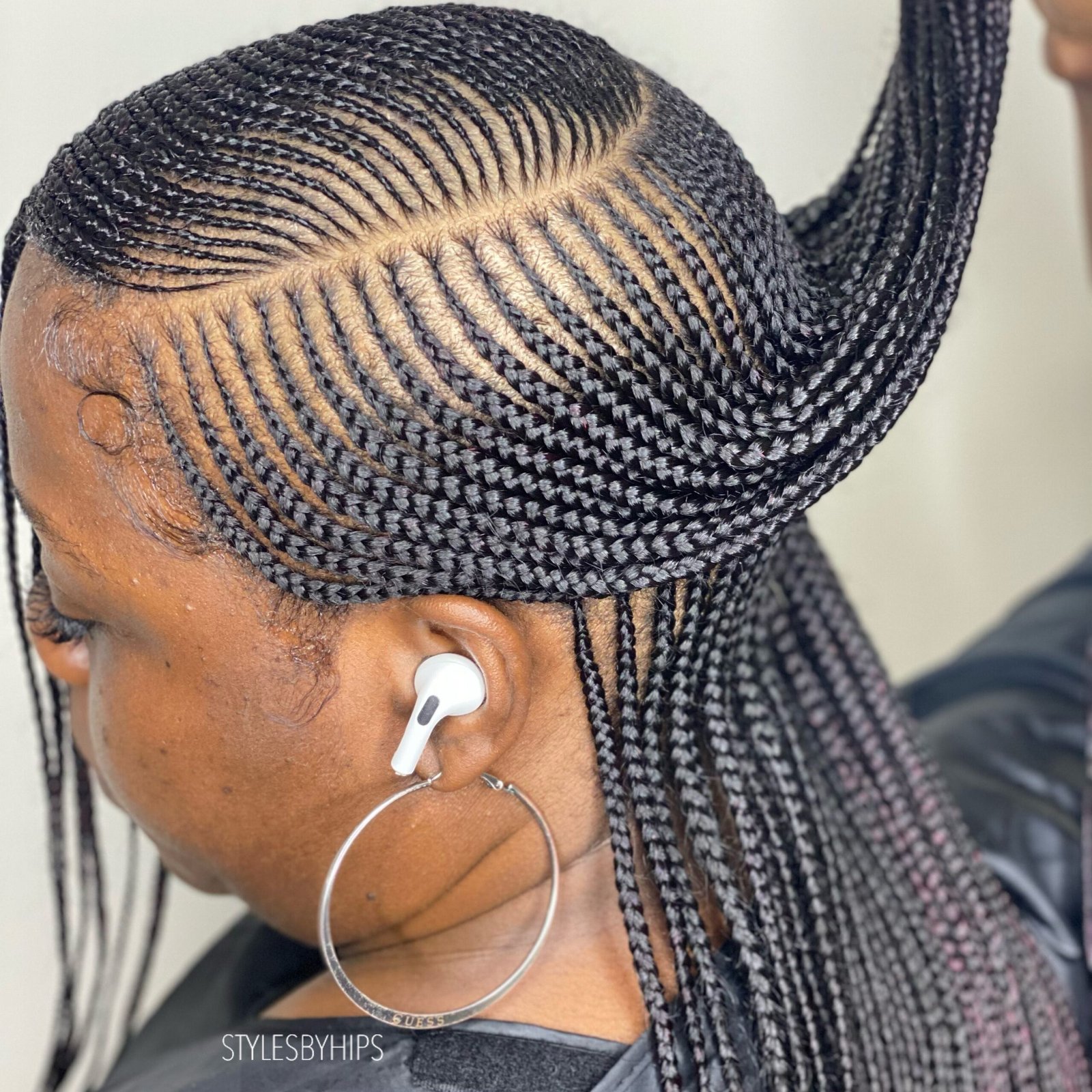 Three Layers Cornrows